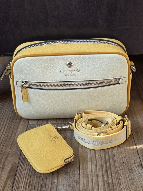 kate spade Handbags - kate spade Emma Colorblock Pebbled Leather Large Crossbody Buttermilk Glaze Mult